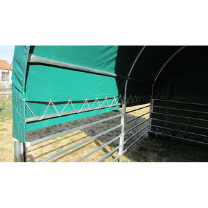 4x4m neues Design vorgefertigte tragbare Stoff kuppel Tier Vieh Pferdes chutz - Product Image 6