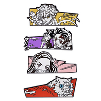 Broche de dessin animé populaire de haute qualité, badge cool pour sac à dos, épingles de revers en métal pour passionnés d'anime, souvenir