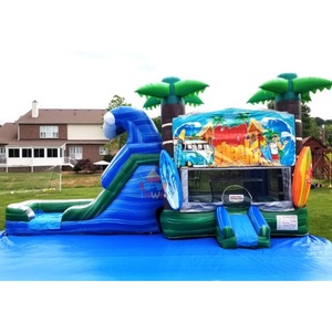 <span class=keywords><strong>Castillo</strong></span> Inflable con Tobogán y Piscina, Diseño de Mariposas, Directo de Fábrica, para <span class=keywords><strong>Alquiler</strong></span> Comercial o Recreación - Product Image 3
