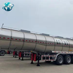 Multifunctionele Vloeibaar 3 As Brandstoftank Oplegger Benzine Olie Water Transport Tank Semi Trailers Voor Verkoop