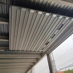 Modern Outdoor Finished 40+60mm Industrial <strong>Back</strong>-ribbed Aluminium Alloy Thermal Insulation <strong>Door</strong> Panel with Polyurethane Foam - Product Image 5