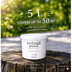 09 BUTTER 5lt LaChalk the evolution of <b>chalk</b> paint Where <b>chalk</b> meets resin: Hybrid <b>Chalk</b> Resin Paint made in Italy - Product Image 2