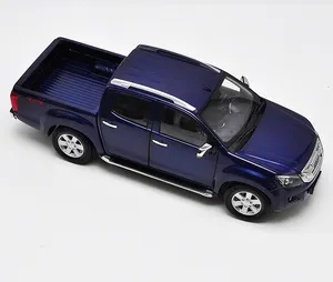 1:18 ISUZU D-MAX J 픽업 원래 공장 시뮬레이션 모델 합금 자동차 선물 가구 기사 다이 캐스트 모델 컬렉션