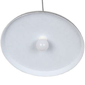 Suspension acoustique en feutre <span class=keywords><strong>gris</strong></span> à économie d'énergie, angle de faisceau 360°, garantie 2 ans, éclairage de <span class=keywords><strong>plafond</strong></span> pour maison, bureau, restaurant, taille moyenne - Product Image 4