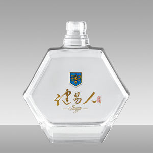 Vente en gros Bouteilles en verre personnalisées pour alcool Rhum Gin Tequila <span class=keywords><strong>Whisky</strong></span> Brandy Vodka Vin Offre Spéciale vides avec bouchon en liège - Product Image 4