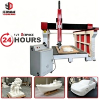 Machine de découpe de mousse CNC à 4 axes avec broche oscillante pour moulage de sculptures 3D en polystyrène expansé (EPS)