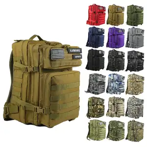 Oxford 900D 45L waterproof molle rucksack gym mochila sports tactical backpack