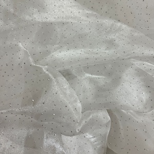 Accesorio DIY, Tela <span class=keywords><strong>de</strong></span> <span class=keywords><strong>Organza</strong></span> Brillante con Pedrería <span class=keywords><strong>para</strong></span> Hacer Lazos <span class=keywords><strong>para</strong></span> el Cabello LT21932 - Product Image 2