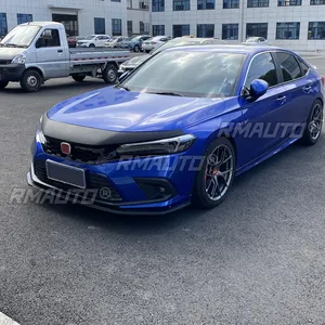 ชุดแต่งรอบคันสำหรับ Honda Civic รุ่นที่ 11 ปี 2021-2024 ชุดแต่งกันชนหน้าสีดำเงา สไตล์ RS  แผ่นป้องกันกันชนหน้า อุปกรณ์ตกแต่งรถยนต์ - Product Image 3
