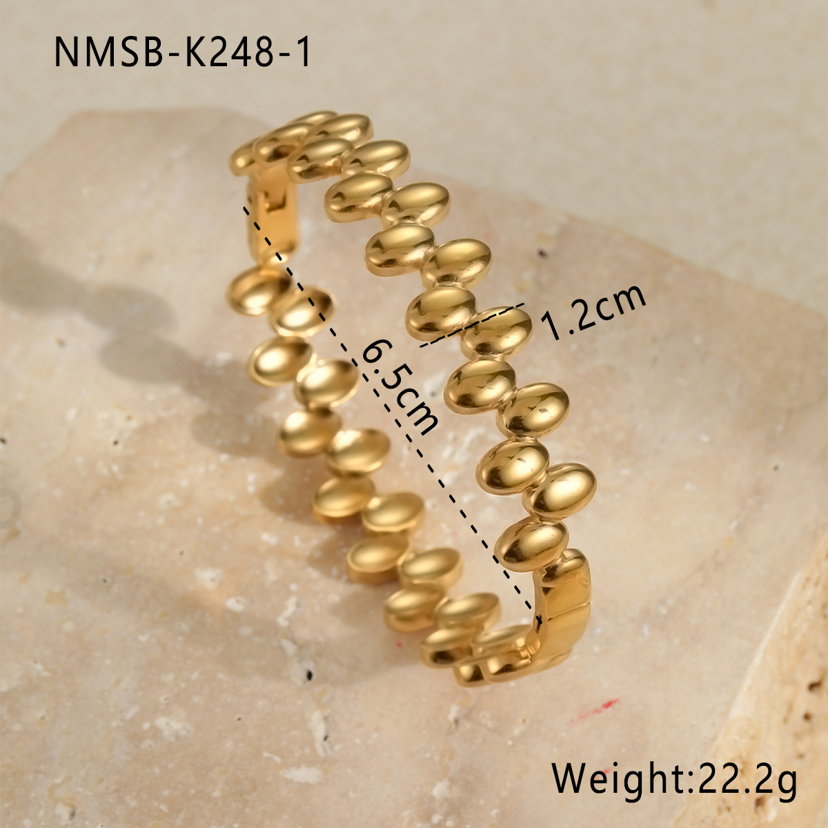 สร้อยข้อมือรูปไข่ NMSB-K248-1