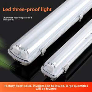 Led ba chống bụi chống côn trùng nhà máy kho T8 đơn/đôi ống dài dải Khung đèn chiếu sáng 6000K - Product Image 6