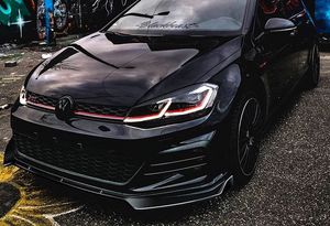 Sợi <span class=keywords><strong>Carbon</strong></span> Bumper Lip Splitter Khuếch Tán Bodykit Đối Với Volkswagen VW Golf GTI <span class=keywords><strong>Mk7</strong></span> 2014 2020 Xe Phía Trước Bumper Scratch Bảo Vệ - Product Image 6