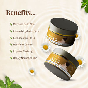 Nouvelle crème éclaircissante pour le cou, utilisation quotidienne pour femmes, élimine les peaux mortes, hydrate intensément, éclaircit le teint, redéfinit les courbes, améliore toutes les peaux - Product Image 4