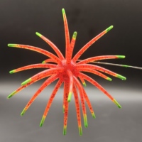 Leurre souple personnalisé DIY en forme d'oursin, coloré, en TPE, lesté, bionique, pour la pêche au bar en eau salée et en eau douce, OEM