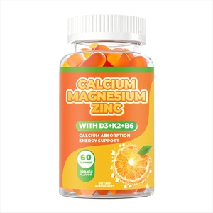 Complément Alimentaire OEM ODM <span class=keywords><strong>Vitamine</strong></span> D3 K2 <span class=keywords><strong>Vitamine</strong></span> <span class=keywords><strong>B6</strong></span> Gummies Calcium Magnésium Zinc pour la Santé Osseuse, Nerveuse <span class=keywords><strong>et</strong></span> Immunitaire des Adultes - Product Image 2