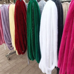 Ribete de Pelo Sintético de Conejo para Navidad, Cinta con Borde de Alambre para Decoración de Coronas y Manualidades - Product Image 1