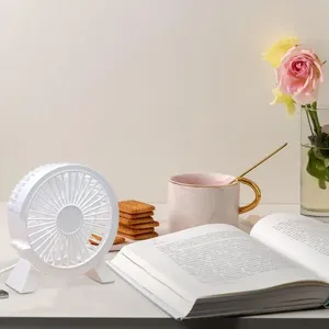Electric Portable Desktop Small Mini Office Fan Super Silent Renewal Student Dormitory Bed High Airflow <b>Plug</b>-<b>in</b> - Product Image 3