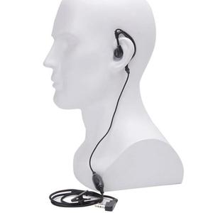 Micrófono para auriculares Walkie Talkie con botón PTT, conector dual de 2 pines para radios Baofeng - Product Image 2