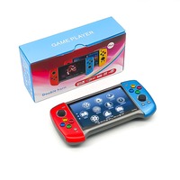 Consola de Juegos Retro Portátil X19 Plus con Pantalla Grande de 5.1 Pulgadas, Compatible con Juegos de Ps1, GBc y MD, Consola de Juegos Nostálgica