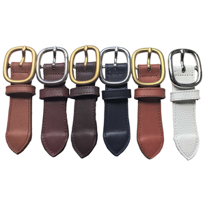 Khaki Handmade Cow Hide Needlepoint Leather <strong>Belt</strong> with Embroidered Design Business Casual Use Custom Length Copper Pin Buckle - Product Image 5