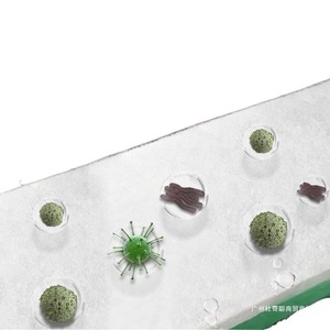 High Density Top Filter Cotton Thickened Aquarium Filter Media Water Purification White Sponge Green And White Sponge - Product Image 1