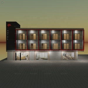 Hotel Modular <span class=keywords><strong>de</strong></span> Estructura <span class=keywords><strong>de</strong></span> Acero <span class=keywords><strong>de</strong></span> 3 Pisos, Hotel Prefabricado Moderno, Motel, Edificio BnB - Product Image 3
