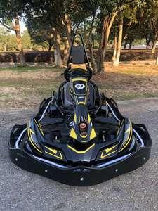 HLF BS-10 어린이용 전동 고카트 500W 전기 모터 200kg 하중 보호 납산 배터리 디스크 브레이크 18KM/H 스틸 - Product Image 5