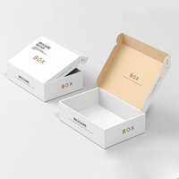 Boîtes d'emballage en carton ondulé personnalisées pour vêtements et chaussures, pliables, pour e-commerce, en gros