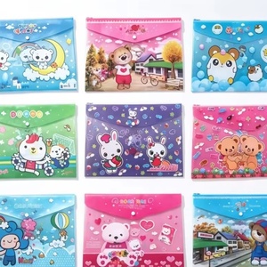 Bolsa de Archivo de PVC con Diseño de Dibujos Animados, Bolsa de Información, Papelería Estudiantil, Linda y Moderna Bolsa de Plástico para Archivos, Bolsa para Exámenes, Precio de Descuento - Product Image 1