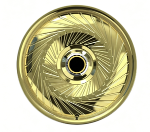 Rines de Aleación Cóncavos Forjados JUWA en Oro, de 16-24 Pulgadas, 5x112, 4x4, Ajuste Universal para Reequipamiento/Actualización - Product Image 1