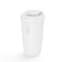Mini machine à parfum électrique portable de luxe en gros Diffuseur sans eau rechargeable avec lumière ambiante pour voitures Design en plastique