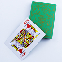 Jeu de cartes personnalisé de haute qualité, design personnalisé, couleur pleine, lisse, écologique, pour la famille, les fêtes, la maison, possibilité de personnaliser le logo