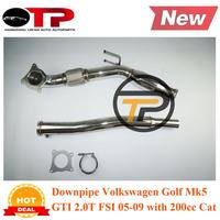 OTP Auspuffrohr 3.0 ''V W Golf GT I MK5 MK6 Je Tta /AD A3 2.0T 2006-2010 Fallrohr mit 200Cell Cat