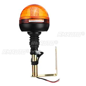 Metal Rotating Flashing Beacon Mount Warning <b>Light</b> Bracket Flexible Stem DIN <b>Pole</b> Tractor Mounting <b>Light</b> - Product Image 6