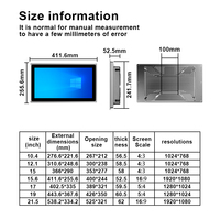 Computadora Todo en Uno Promocional de 15.6 Pulgadas, Computadora Industrial Integrada, Mini PC con I3 I5 I7 Windows y Linux, Producto en Stock