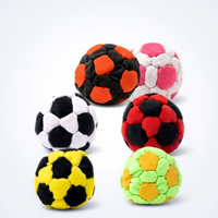 Ballon Hacky Sack Professionnel 32 Panneaux en Daim pour Jonglage et Coupes de Pied, Ballon de Footbag d'Extérieur Souple et Durable