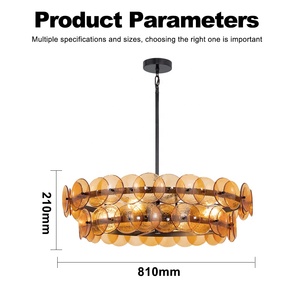 Lámparas de Araña de Cristal Modernas de Lujo para Comedor, Hotel, Sala de Estar, Estilo Nórdico - Product Image 3