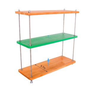 Wooden Multi Tiered Kitchen <b>Shelf</b> 3 Tier Adjustable Storage <b>Rack</b> For Spices Coffee Utensils Countertop Organizer - Product Image 5