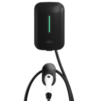 Station de recharge domestique pour véhicules électriques 7 kW 32 A Type 2 Wallbox monophasée avec câble de 5 m et démarrage par carte RFID