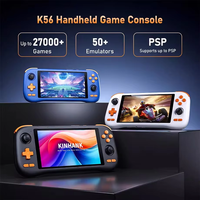 Consola de Juegos Portátil K56 Pantalla Táctil de 5.5'' Batería de 5000mAh Android 14 CPU Octa-core Wi-Fi/BT Resolución 1280x720