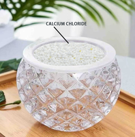 Déshumidificateur sec réutilisable au chlorure de calcium pour placard Absorbeur d'humidité solide au charbon actif