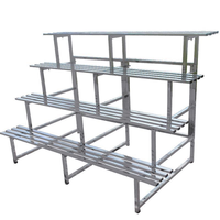 Support à plantes en acier inoxydable pour extérieur, support de présentation de pots de fleurs en métal pour jardin