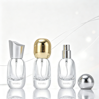 Flacon de parfum miniature vide de 15 ml, flacon en verre personnalisé avec logo, flacon en verre rechargeable pour emballage cosmétique