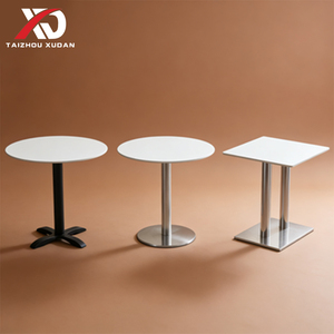 Base de Mesa de Acero Inoxidable y Hierro Negro de Grado Comercial, Resistente y Moderna, para Muebles de <span class=keywords><strong>Restaurante</strong></span>, Cafetería y Comedor - Product Image 3