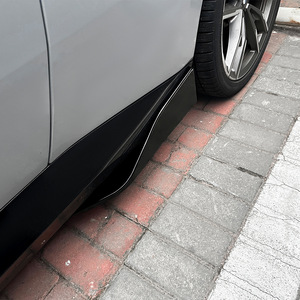 Bmw 2 Series G42 M Sport Side Skirts Abs Piano Black Carbon Fiber Texture Body Kit For 2022+ - Product Image 2