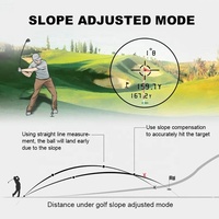 Télémètre laser de golf portable, outil de mesure électronique extérieur, infrarouge haute précision, portée 5-1000m