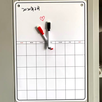 Utilisation éducative Vente directe d'usine Calendrier d'écriture et de peinture pour enfants Tableau blanc magnétique Feuilles de tableau des corvées