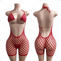 ELITES Vente en gros de vêtements de danse exotiques, ensembles de 3 pièces, vêtements de danse exotiques en résille diamantée