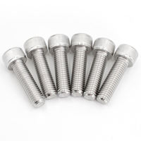 Vis à tête cylindrique à six pans creux en acier inoxydable 304, DIN912, M2-M3M4M6M8M10M12M14M16M18M20M24, Fourniture d'usine