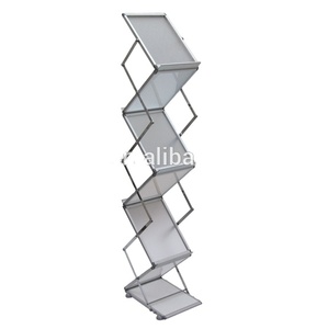 Tạp Chí & Brochure chủ tầng thường vụ 6xa4 foldaway <span class=keywords><strong>Display</strong></span> Rack giữ tờ rơi - Product Image 2